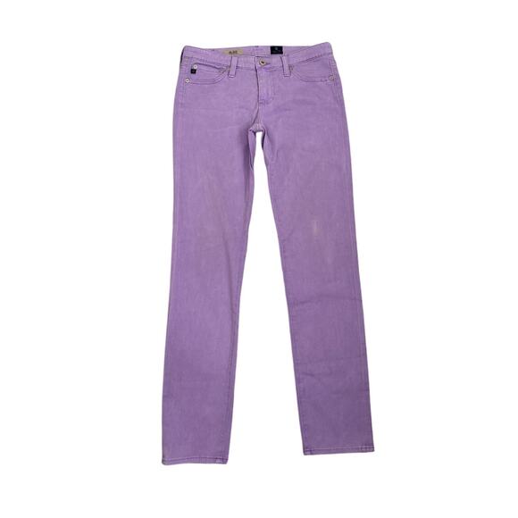 AG Adriano Goldschmied Purple The Stilt Cigarette Jeans Size Women's 28 - Picture 1 of 3